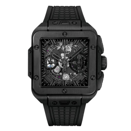 SQUARE BANG UNICO ALL BLACK 42 MM