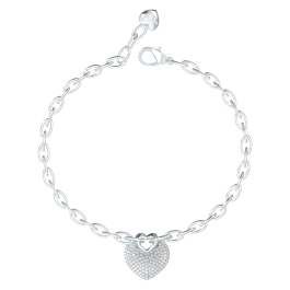 Pulseira Guess Crazy in Love Prateado