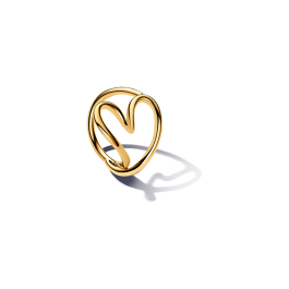 Anel Coração design Orgânico