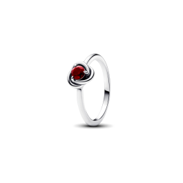 Anel Eternidade Vermelho