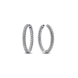 Brincos Argola Pavé