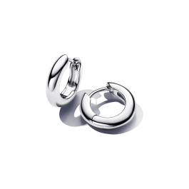 Brincos Prateados Argola Redondos