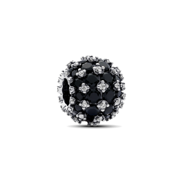 Conta pavé cristais pretos