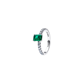 Anel Cristal Verde Real