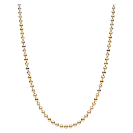 Colar Dourada Corrente Contas