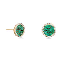 Brincos Diamantes E Esmeraldas