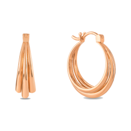 Argolas Ocean Ouro Rosa