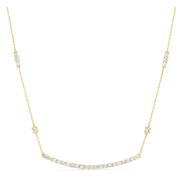 Colar Primrose Ouro Amarelo E Diamantes