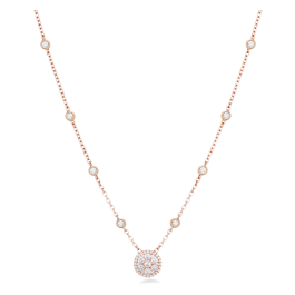 Colar Pendente Diamantes