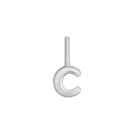 Pendente Letters Collection Ouro Branco Letra C