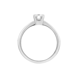 Anel Solitário Forever Ouro Branco 0.05ct