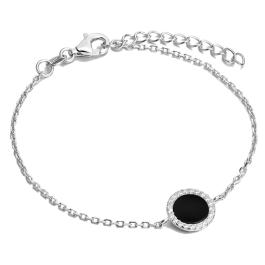 Pulseira PIETRA Círculo Onix M