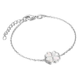 Pulseira PIETRA Trevo Branco