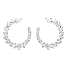 Brincos Alba Prateados