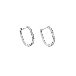 Argolas Déborah Ovais Prateadas