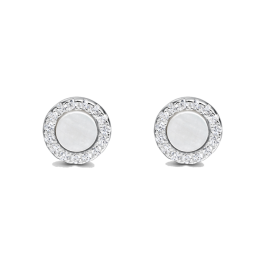 Brincos PIETRA Círculo Madrepérola