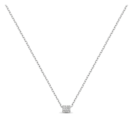 Colar Signals Barril Prateado