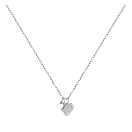 Colar Signals Coração Prateado