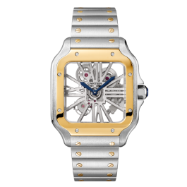 Relógio esqueleto Santos de Cartier