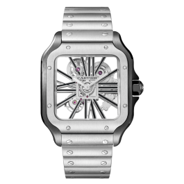 Relógio esqueleto Santos de Cartier