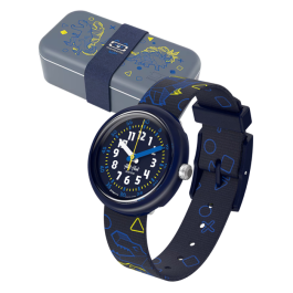 Relógio Flik Flak x Monbento de criança dinossauros