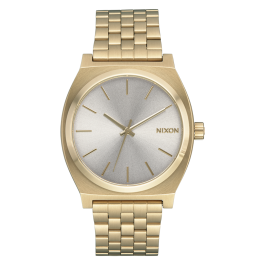 Relógio Time Teller Branco e Dourado