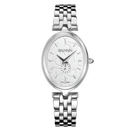 Relógio de Senhora Haute Elegance Oval Aço Mostrador Arabesc