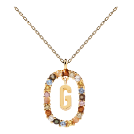 Colar Letra G Dourado