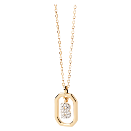 Colar Mini Letters B Dourado
