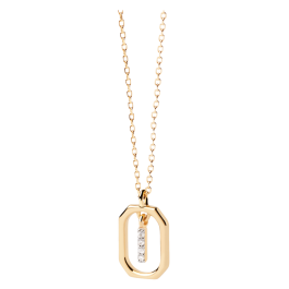 Colar Mini Letters I Dourado