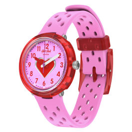 Relógio Flik Flak de criança coração