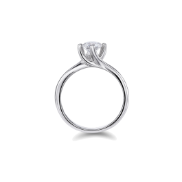 Anel Solitário Aphrodite Ouro Branco 0.30ct