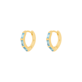 Brincos norma turquesa