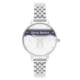 Relógio Varsity Aço e Cristais