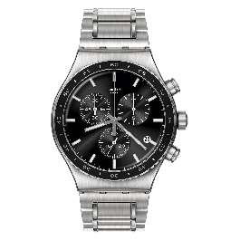 Relógio Swatch homem Cronógrafo Preto Aço