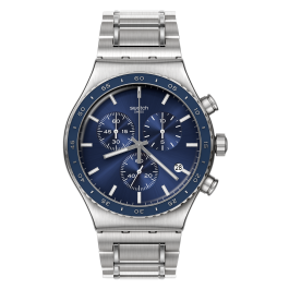 Relógio Swatch homem Cronógrafo Azul Aço