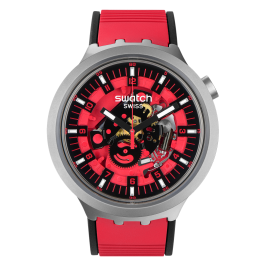Relógio Swatch homem Aço Vermelho