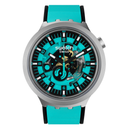 Relógio Swatch homem Aço Azul Verde