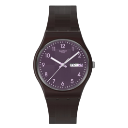 Relógio Swatch homem Castanho Data