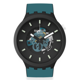 Relógio Swatch homem Preto e Azul