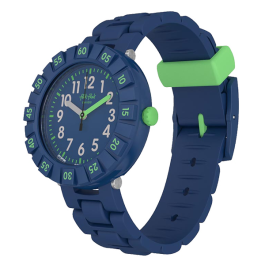 Relógio Flik Flak de criança azul