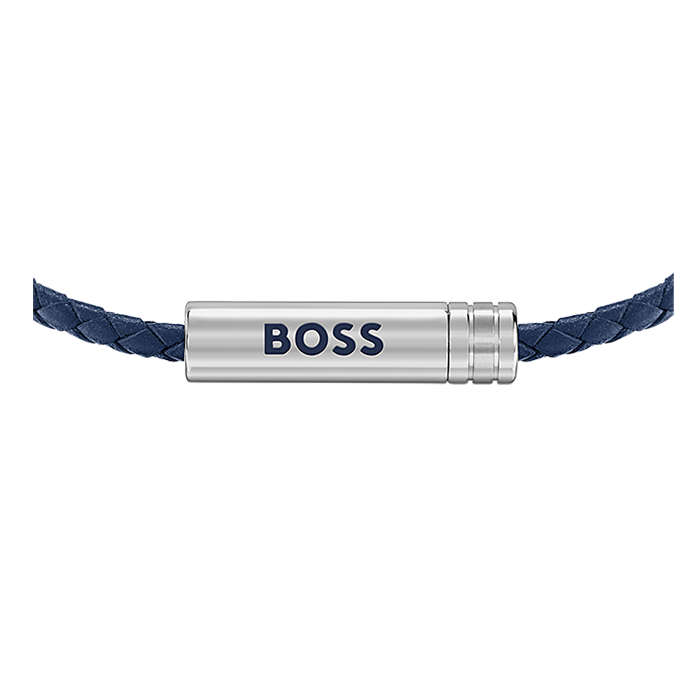Pulseira Homem Pele e Aço Ares Air imagem 2