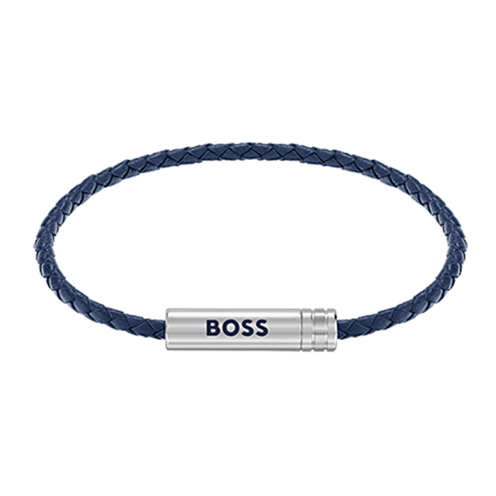 Pulseira Homem Pele e Aço Ares Air imagem 0