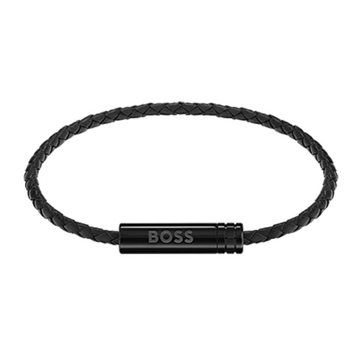 Pulseira Homem Pele e Aço Ares Air imagem 0