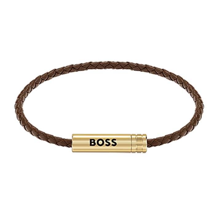 Pulseira Homem Pele e Aço Ares Air imagem 0