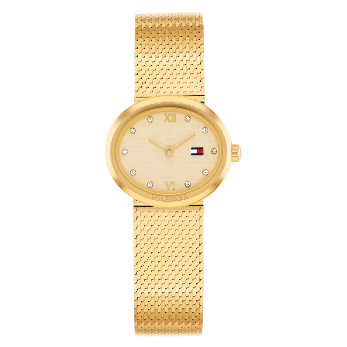 Relógio Mulher Aço IP Dourado
