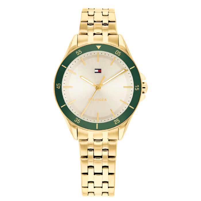 Relógio Mulher Aço IP Dourado