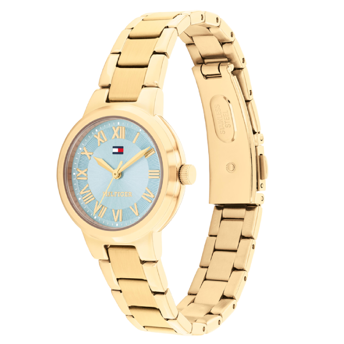 Relógio Mulher Aço IP Dourado