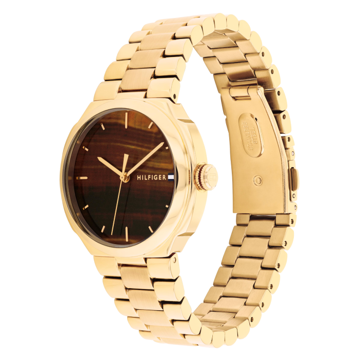 Relógio Mulher Aço IP Dourado