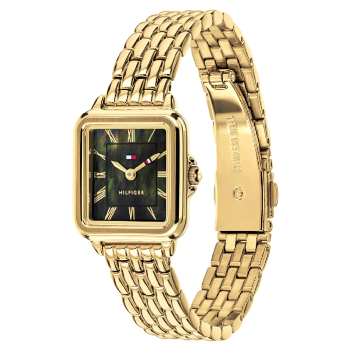 Relógio Mulher Aço IP Dourado